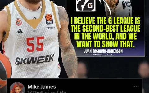 Won by a slim margin in the last Continental Cup game! Toscano-Anderson claims the NBA G League is the second-best league; Mike James disagrees