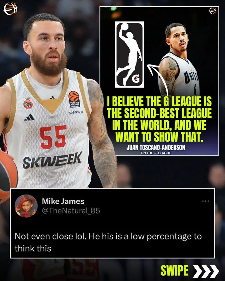 Won by a slim margin in the last Continental Cup game! Toscano-Anderson claims the NBA G League is the second-best league; Mike James disagrees