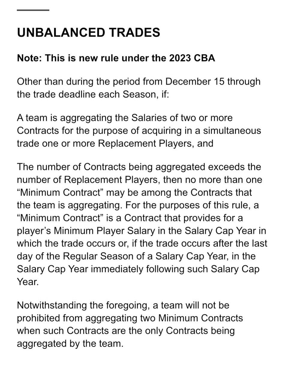 Nicks Exploit Loophole in Labor Agreement: Increase the Salaries of Three Minimum-wage Players by One Dollar to Complete a Major Three-way Trade