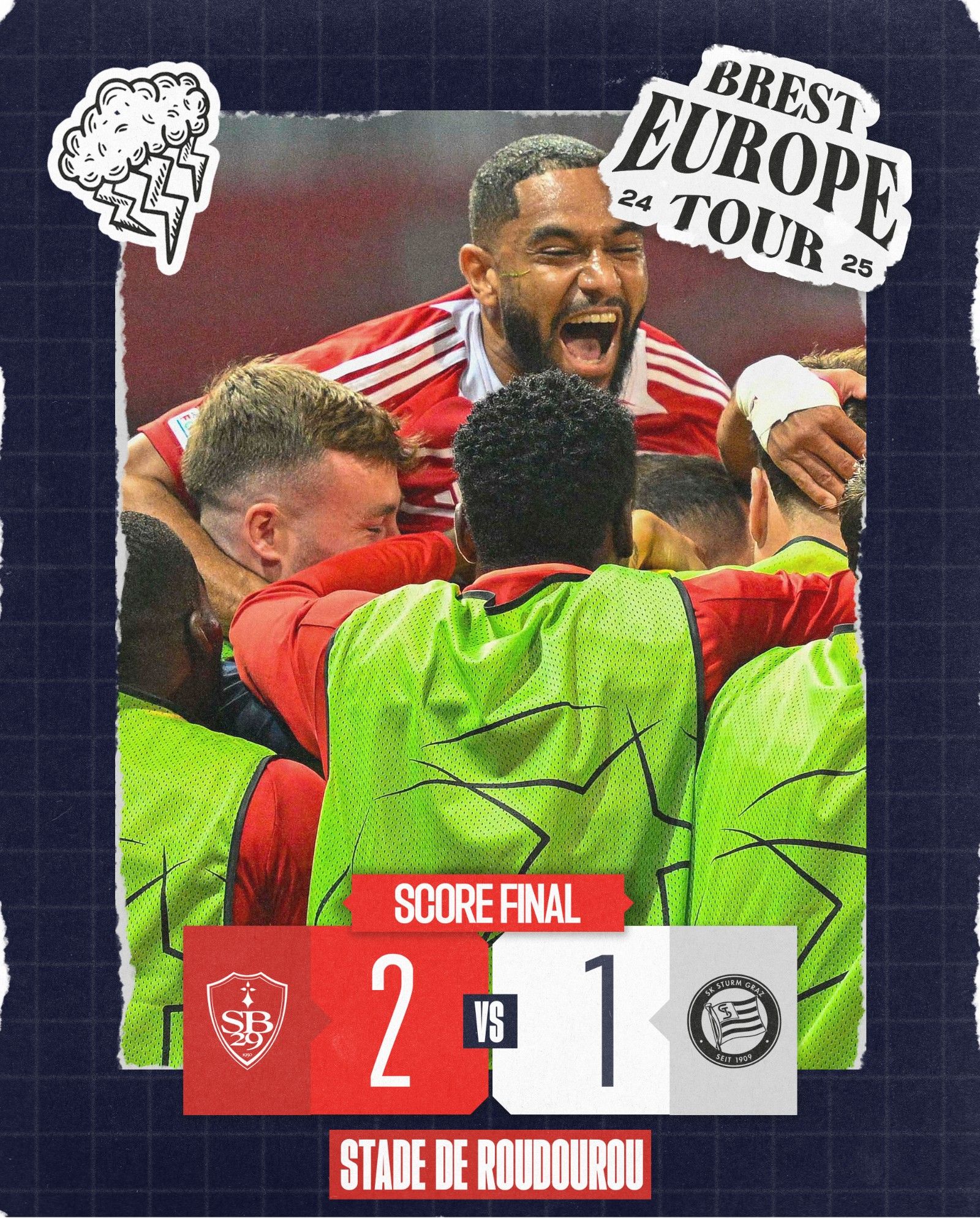 What a Hard-Won Victory! Brest Secures Their First Champions League Win in Year-End Match