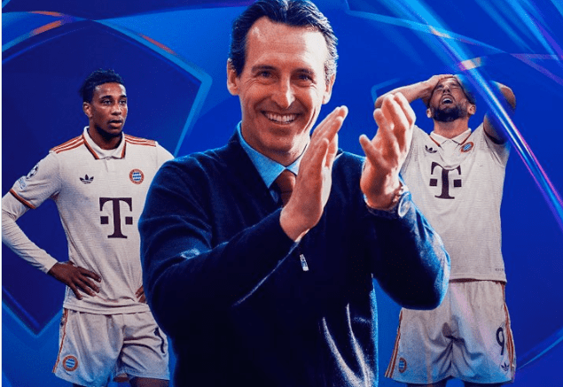 Shoulder to Shoulder with Mourinho! Emery Becomes the Second Coach to Defeat Bayern Munich with Three Different Teams