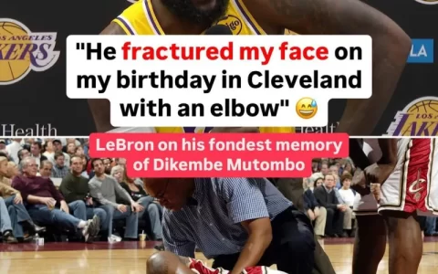 James: Condolences to Mutombo's Family - My Most Memorable Moment Was When He Broke My Face on My Birthday