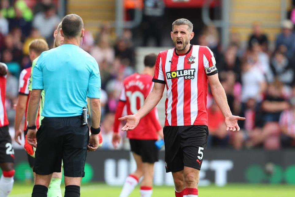 Official: Southampton Captain Stephens Abuses Referee, Banned for Multiple Games + Fined Ten Thousand Pounds