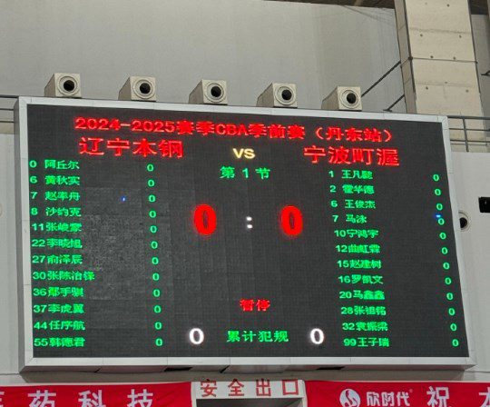 Liaoning Men's Basketball Team vs. Ningbo Roster: Liaoning's Foreign Players Achuil and Sajok Both Eligible to Play