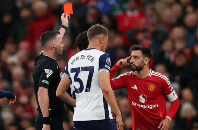 B Fee: Referee's Claim of Showing Studs is Untrue, Maddison Himself Said it Wasn't a Red Card