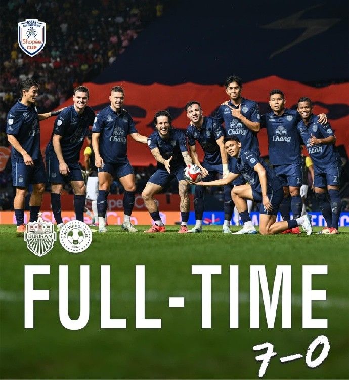 Thai League Leader's Stunning Victory! Cristian Gimenez Hats Trick as Buriram United Thrash Kaya FC