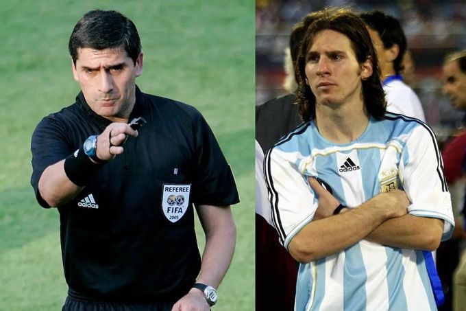 Former Chilean Referee: I Deliberately Shielded Messi from a Card to Get His Shirt