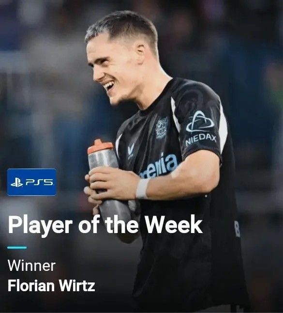 Official: Wirtz Named UEFA Champions League Matchday 1 Best Player