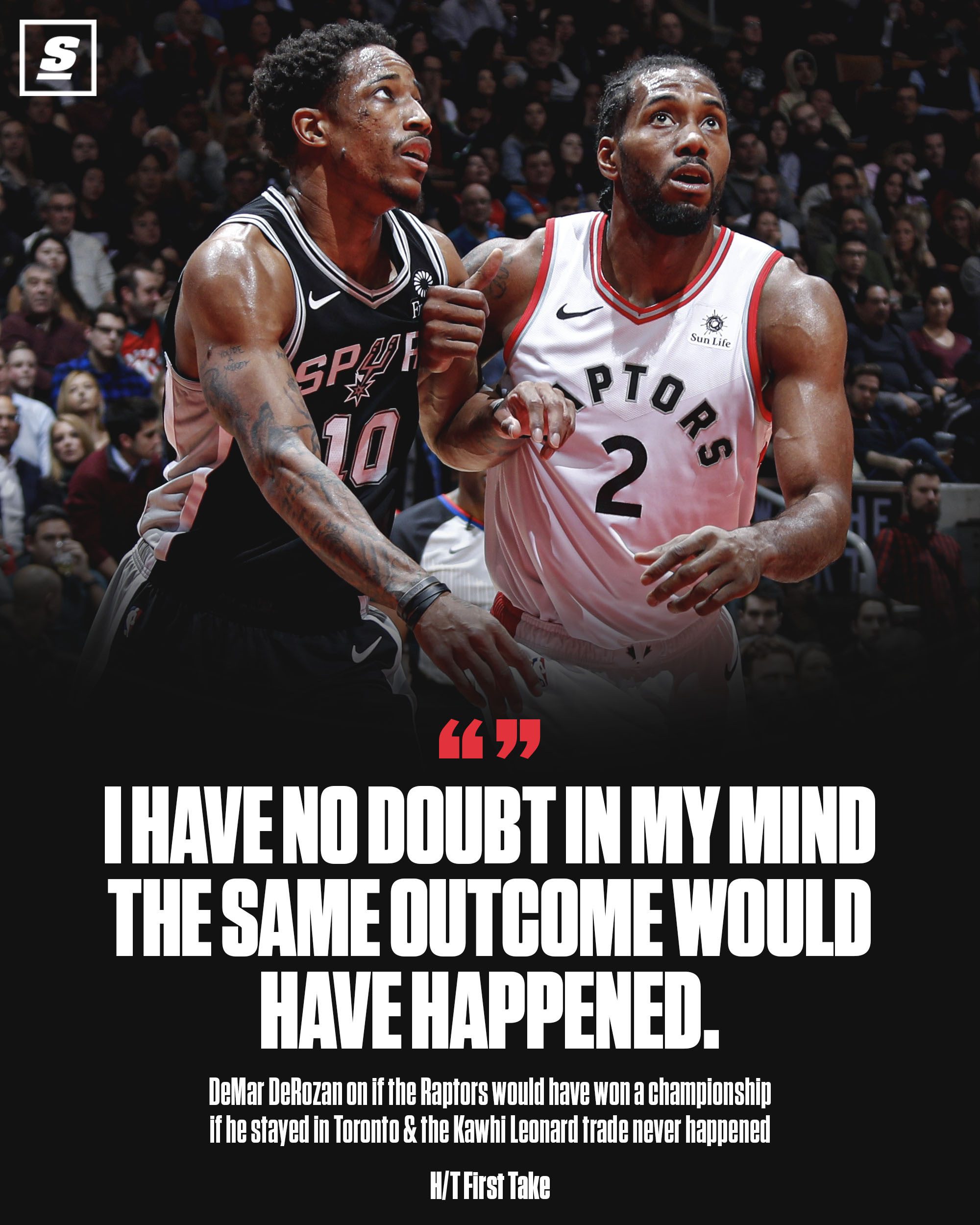 Surprising Statement! DeRozan: If the trade with Leonard hadn't happened, I could have won a championship with the Raptors