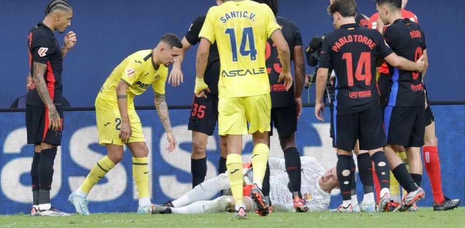 Young Villarreal Player: No Intention to Hurt Ter Stegen; Cried for Minutes, Wishing Him a Speedy Recovery