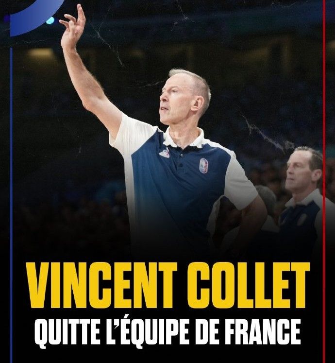 French Men's Basketball Head Coach Vicet Cllet to End 15-Year National Team Coaching Career