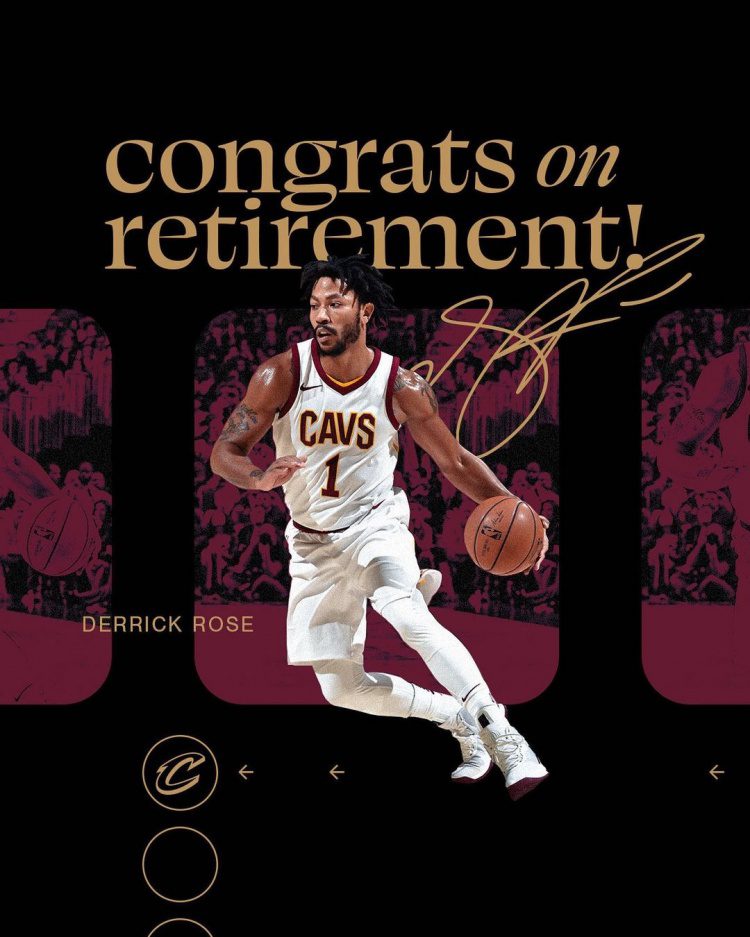 Knights Official Post: Congratulations, Derrick Rose, on a Successful NBA Career