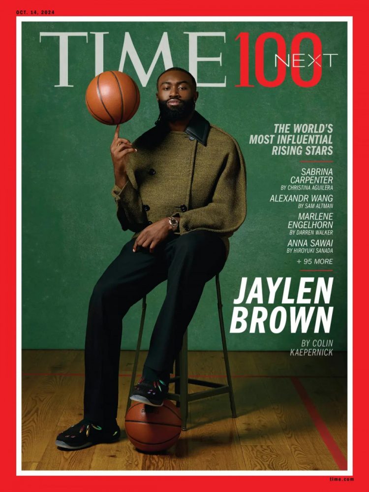 Jaylen Brown Graces the Cover of U.S. Time Magazine, First Celtics Player Since Bird