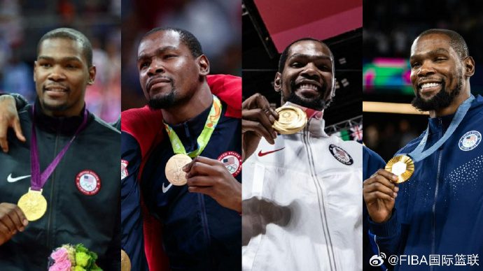 Olympic Champion! FIBA Sends Birthday Wishes to Durant for His 36th Birthday