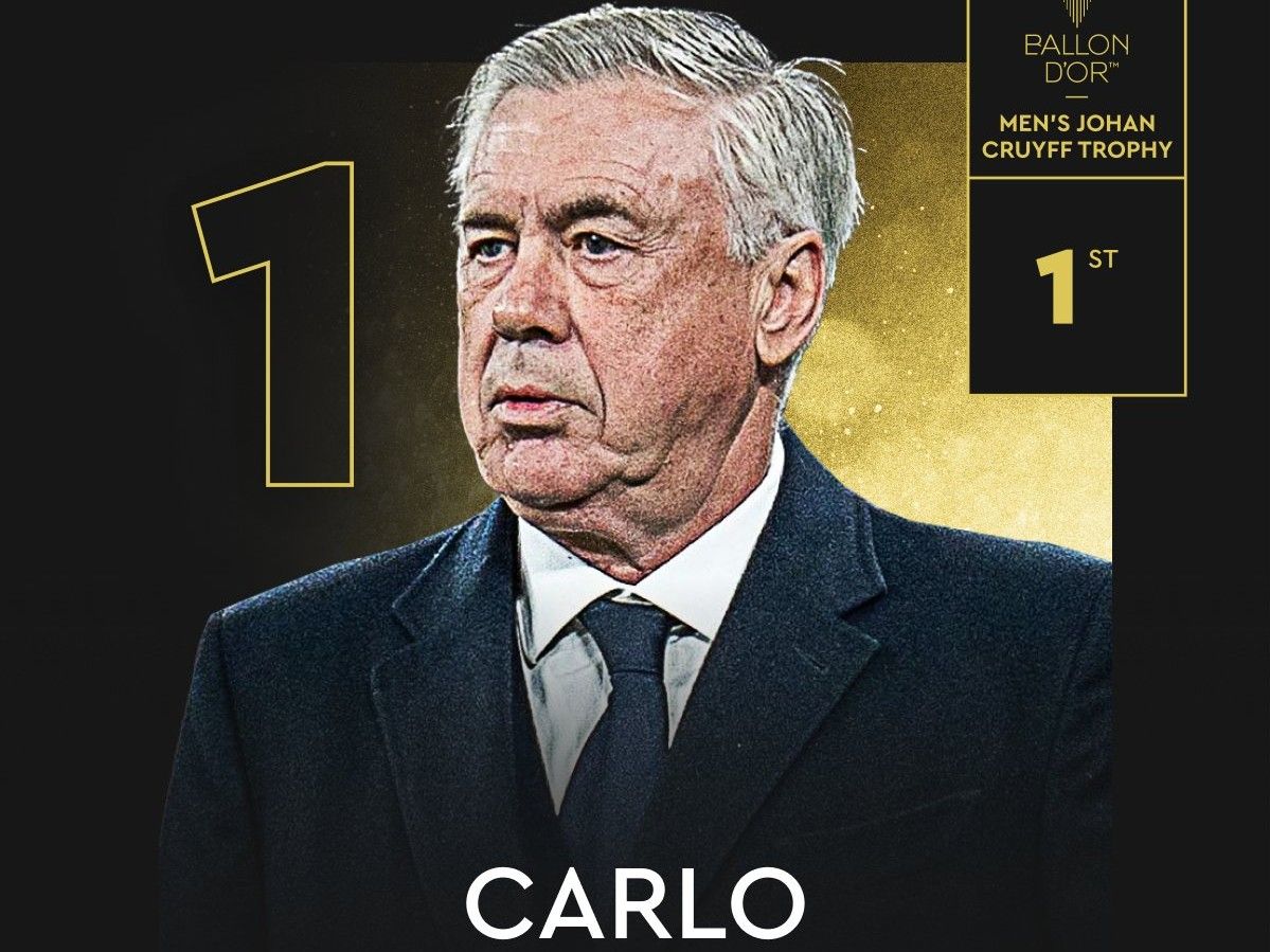 Absent from the Ceremony! Official: Ancelotti Wins Best Men's Coach at the Ballon d'Or