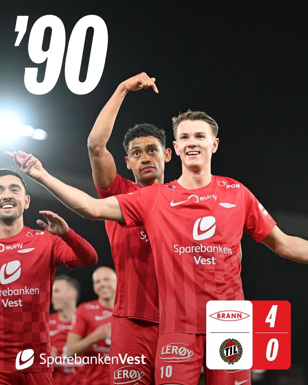 Suspense Reigns in the Norwegian Eliteserien! Brann Secures Five Consecutive Wins and Now Trails Only Bodø/Glimt