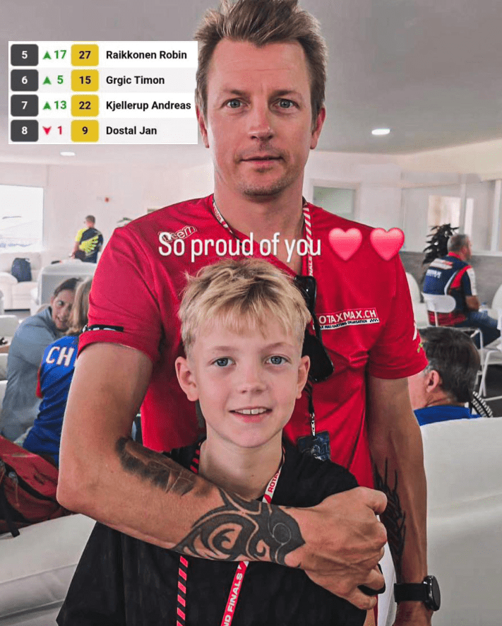 Ice Man Has a Successor! Kimi Räikkönen's Son Robin Finishes 5th in RMC World Championship Race