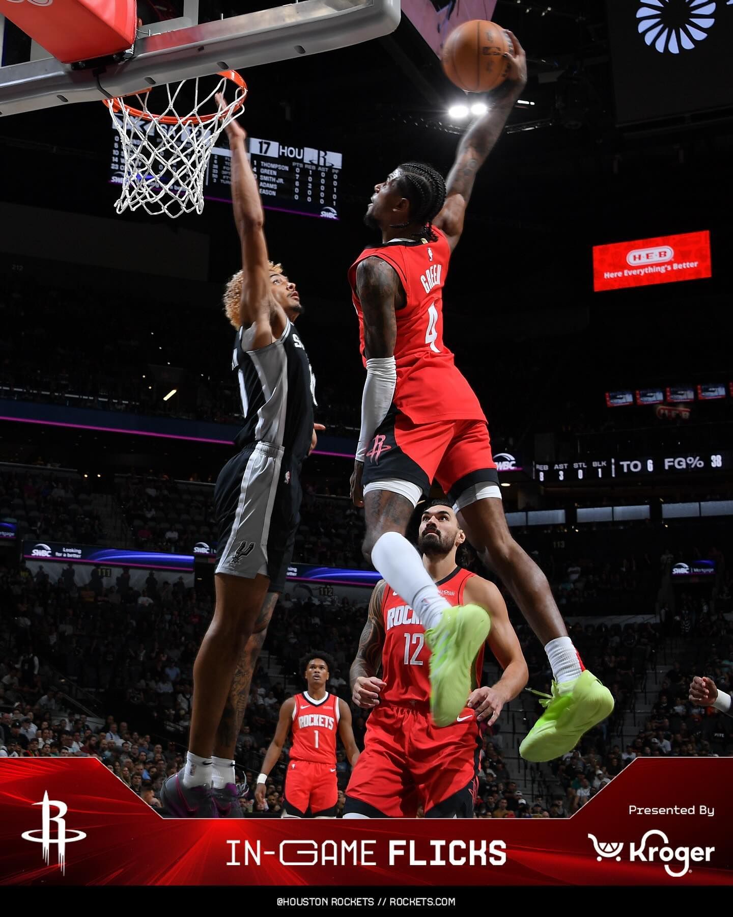 Severe Misjudgment in the Final Seconds of Rockets vs. Spurs Game: Green's Foul Should Have Resulted in Two Free Throws for Spurs