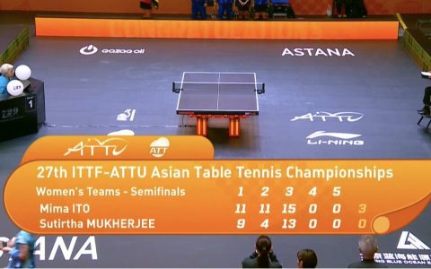 Championship Clash Tonight! Women's Team Semi-Finals of the Asian Table Tennis Championships: Japan Defeats India to Meet China in the Final