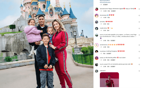 Ultimate Relaxation! Varane Visits Disneyland Paris with Family After Retirement