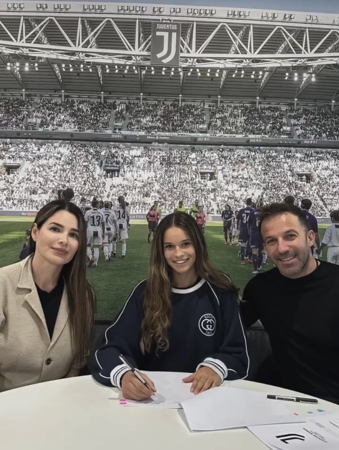 I and My Famous Father! Official: Piero's Daughter Doretta Joins Juventus U17 Women's Team